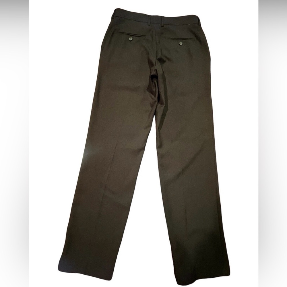 HAGGAR Super Flex Waistband REPREVE Mens Dress Flat Front Pants 32 X 32 NWTag - Picture 6 of 14
